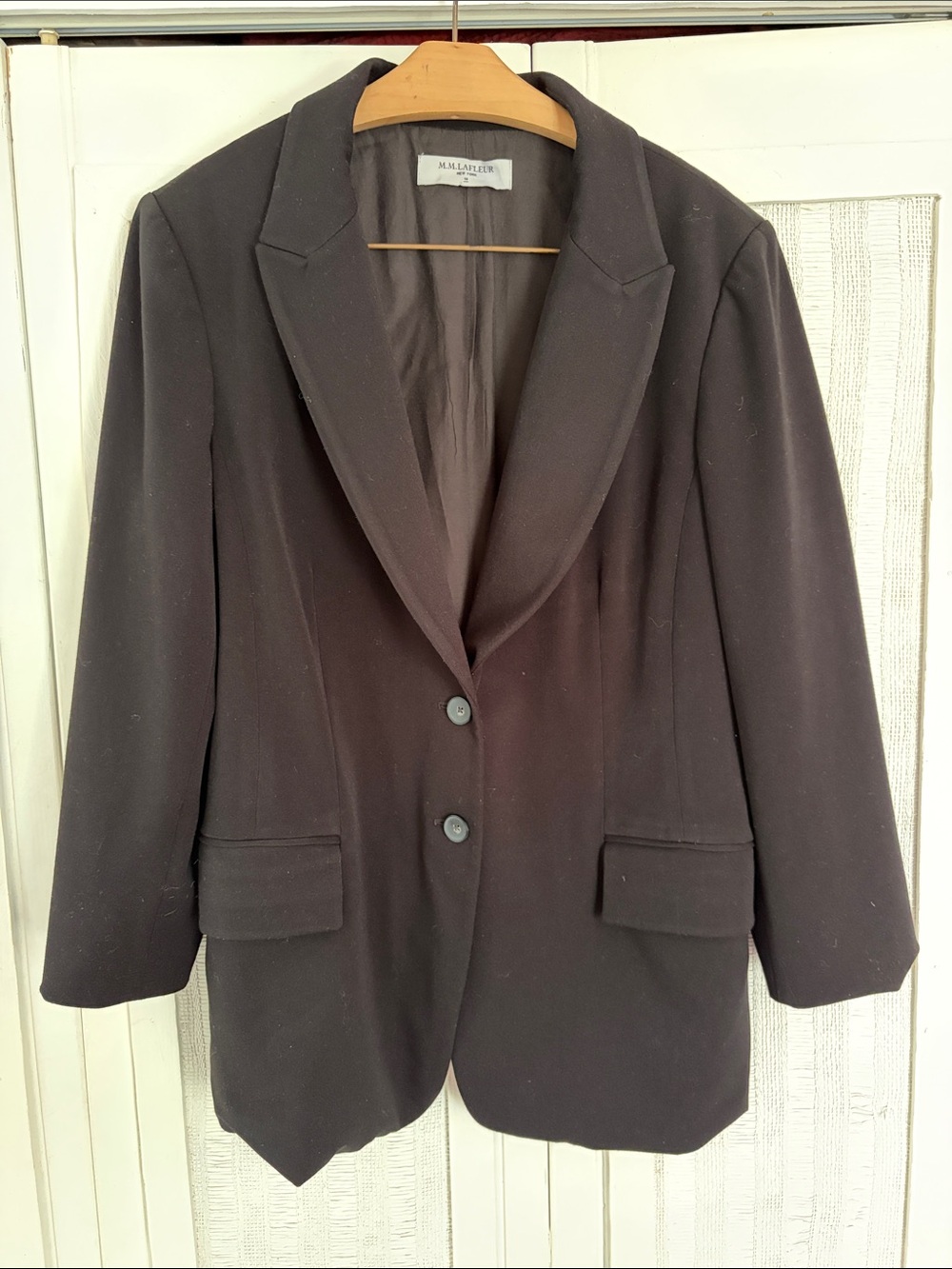 MM LAFLEUR | classic black Blazer size 14